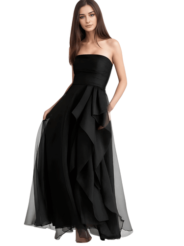 Women's Strapless Off Shoulder A-line Maxi Dress With Side High Split -, Dress , Drestiny , 10, 12, 14, 14W, 16, 16W, 18, 2, 20, 22, 24, 26, 28, 4, 6, 8, Black, Blue, Dark Blue, Deep Pink, Fuchsia, Light Pink, Maxi Dresses, Navy, Pink, Purple, Sleeveless, Strapless, United Kingdom, United States, Australia, New Zealand, Canada, Prom Dresses 2025, Drestiny , www.shopdrestiny.com
